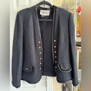 Vintage Castlebury Black Women's Blazer ILGWU